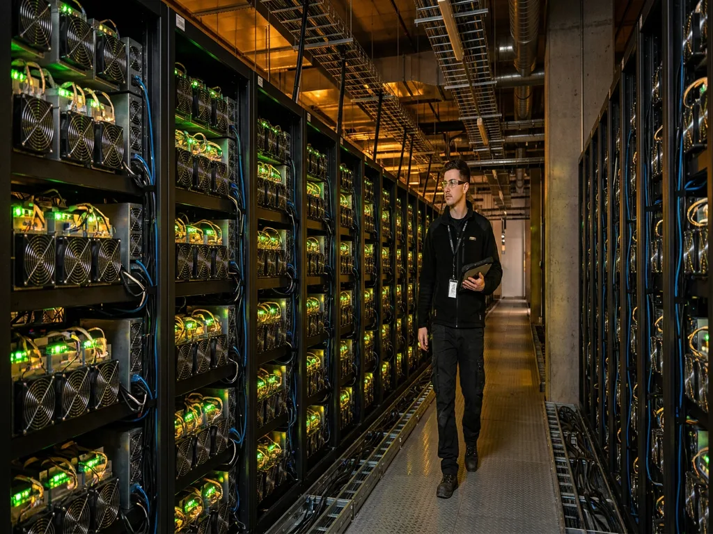 Professional container-scale mining operation