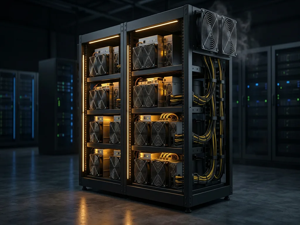 Elite Miner — flagship fleet aisle